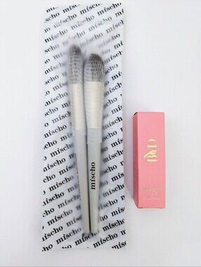Mischo Beauty Brush Set & BYOD Liquid Blush Lot NIB